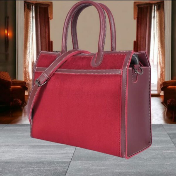 Crimson Elegance Tote | Premium Quality Handbags for women |Girls Bags - Image 2