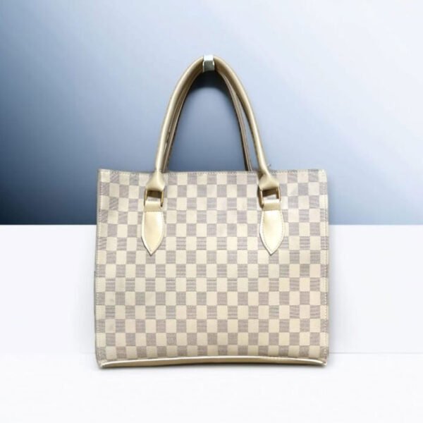 Checkers Handbag for Females | tote for girls - Image 4